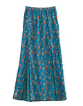 Tin Haul 00331 Cacti Print (Blue) - Women's Maxi Skirt