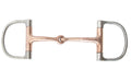AJ Tack Copper Mouth Dee Ring Bit