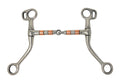 AJ Tack Tom Thumb Snaffle with Roller Bit