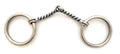 AJ Tack Sweet Iron Loose Ring Twisted Snaffle Bit