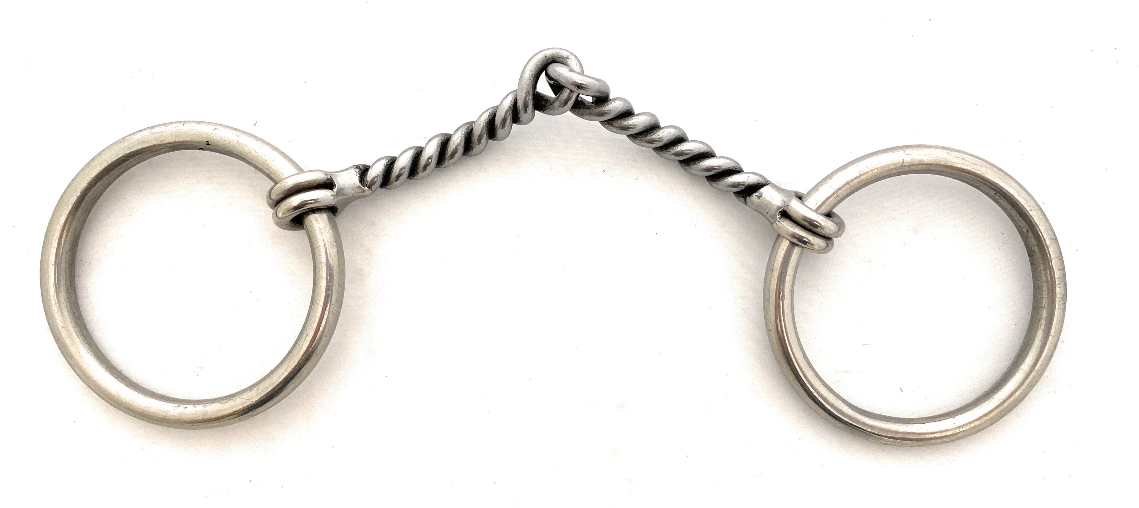AJ Tack Sweet Iron Loose Ring Twisted Snaffle Bit