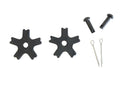 AJ Tack 1 1/4" 5 Point Rowel Package