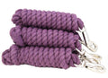 AJ Tack 10 Foot Cotton Lead Rope with Bull Snap - Set of 5