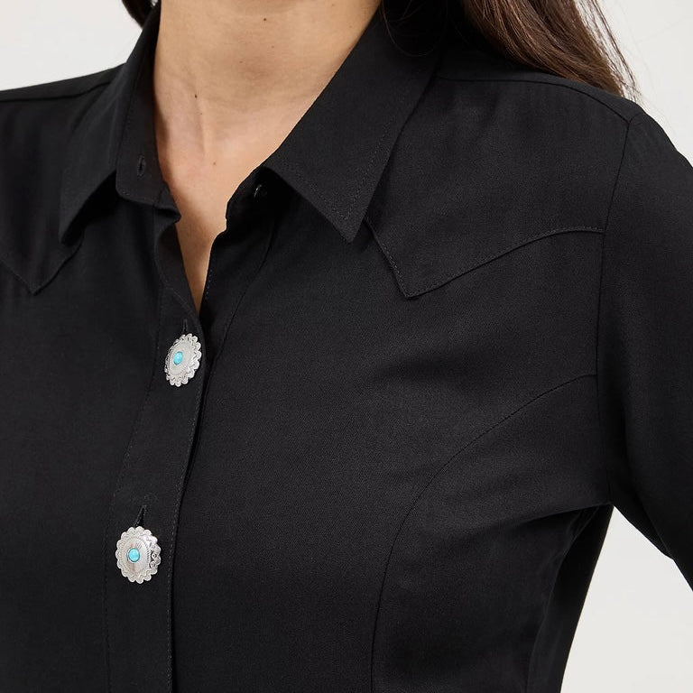 Retro Black Concho | Wrangler Womens