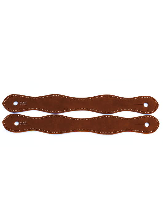 Natural Harness Slobber Straps - Plain