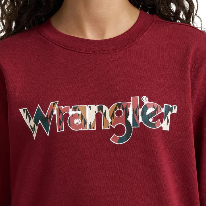 Cabernet Crew Sweatshirt | Wrangler Womens