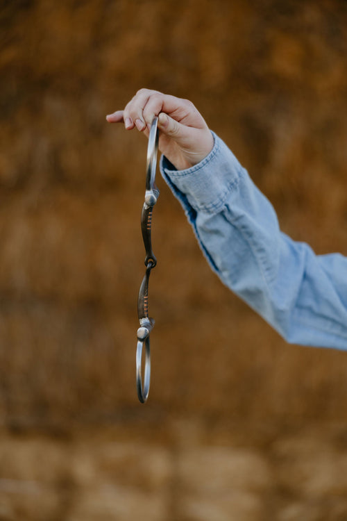 "Signature" Smooth Sweet Iron Dee Snaffle Bit w/Copper Inlay