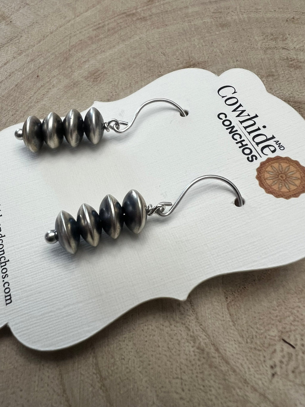 Bryannen Halwood Sterling Silver Navajo Pearl Earrings