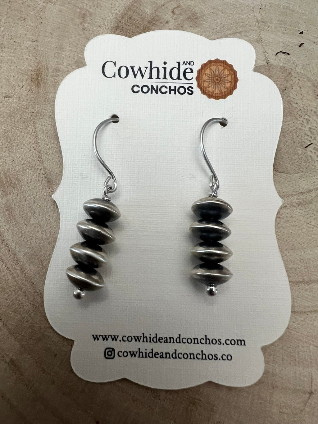 Bryannen Halwood Sterling Silver Navajo Pearl Earrings
