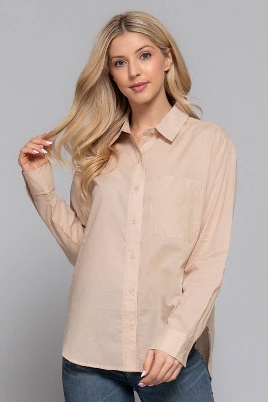 Two Step Button Down Shirt