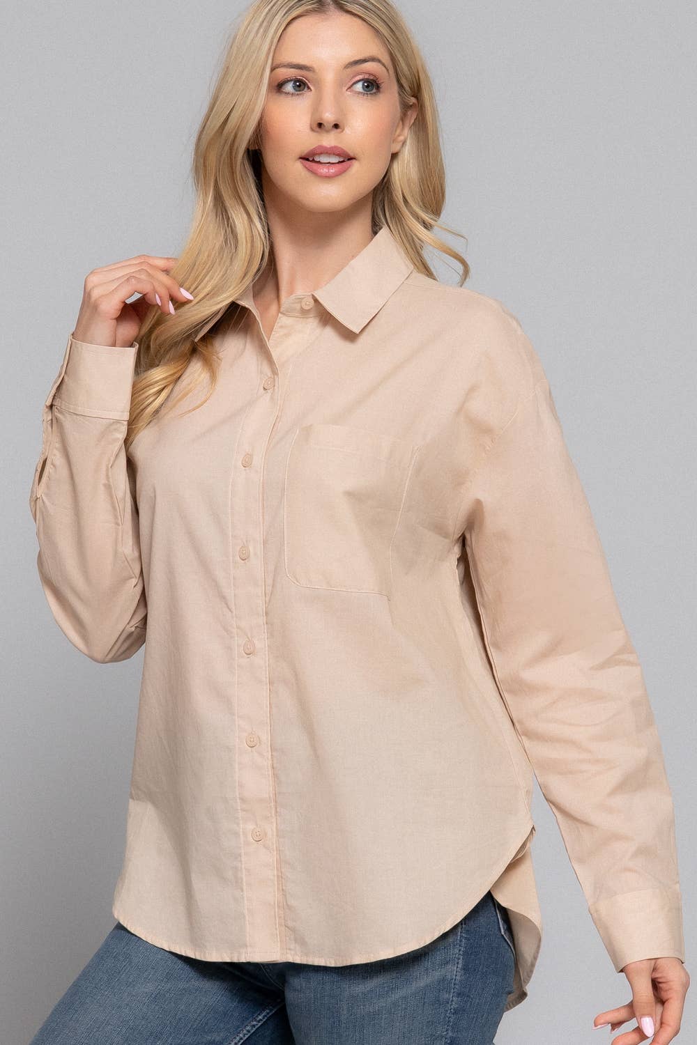 Two Step Button Down Shirt