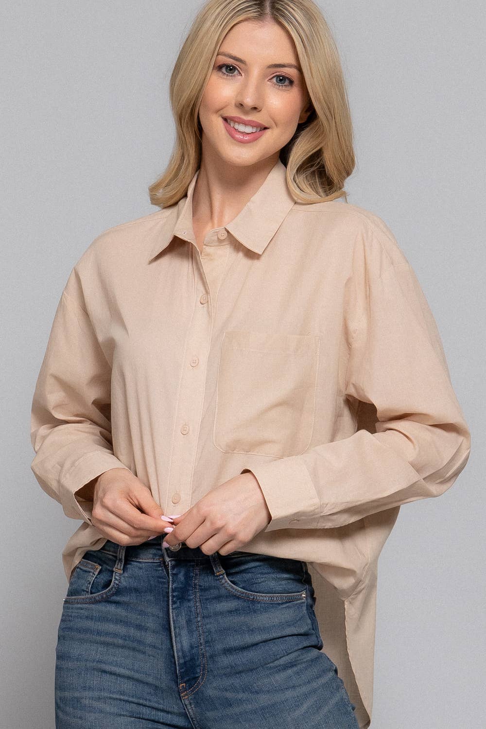 Two Step Button Down Shirt