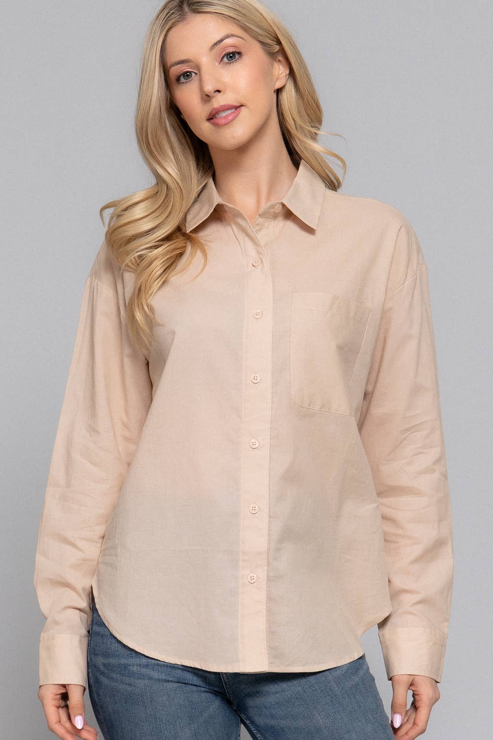 Two Step Button Down Shirt
